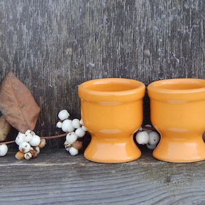 Egg Cup set of 2  Vintage Ceramic Egg Cup Kitchen decor Collectible Tableware