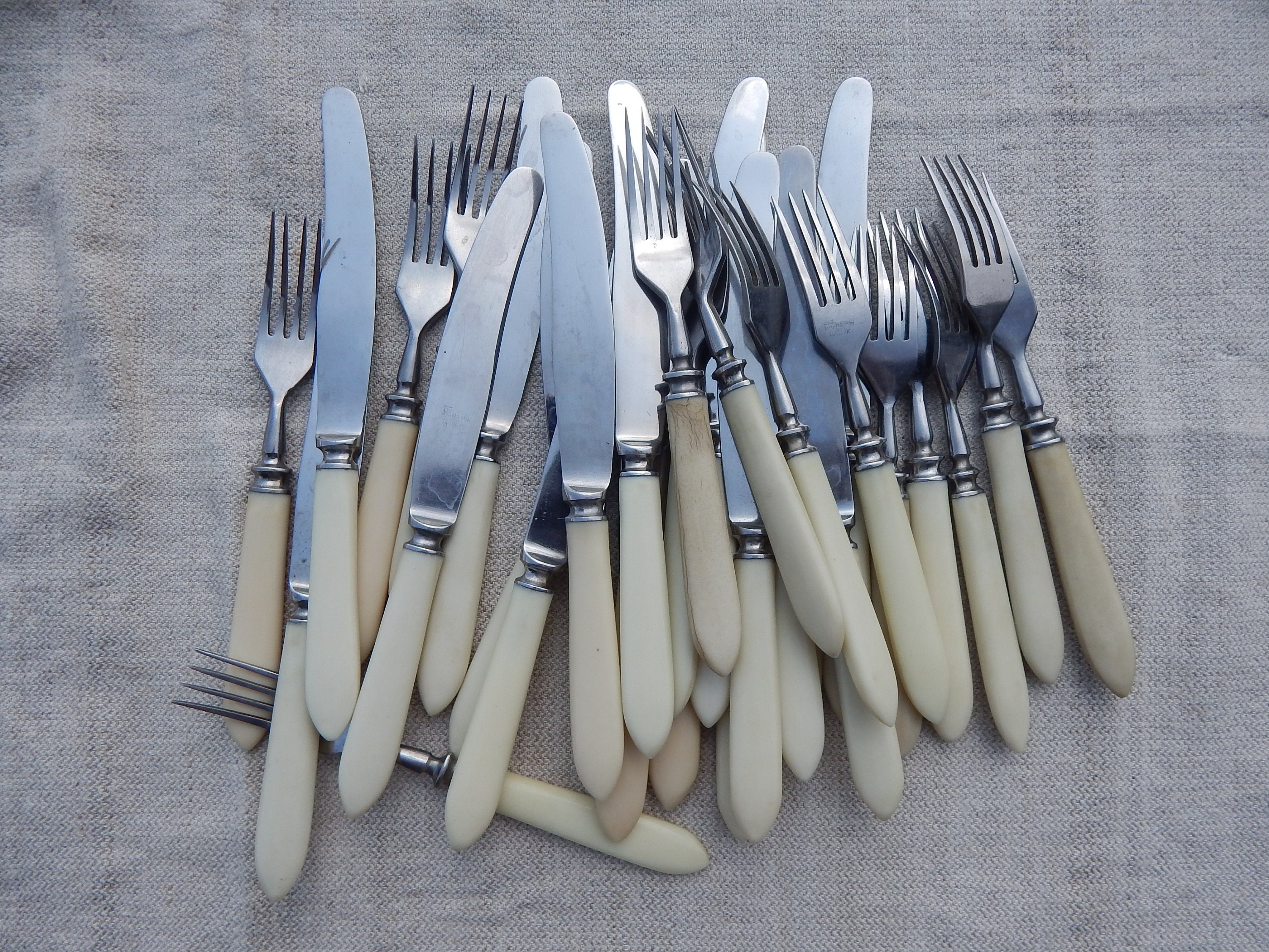 knives tableware rustic kitchen decor stainless steel knives kitchen decor vintage Soviet kitchen utensil kitchenware