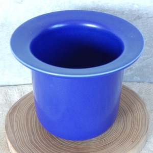 Scandinavian Vintage Höganäs Keramik Big Pharmacy Jar Cobalt Blue Hoganas Stoneware Eva Hanner