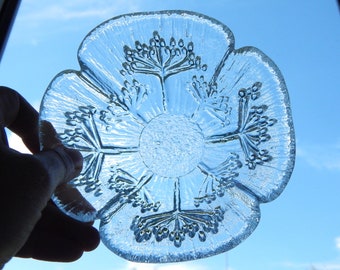 Set von 2 skandinavischen Vintage Lasisepat Glasschüssel für Desserts Pertti Kallioinen in den 1970er Jahren für Lasisepat, Finnland