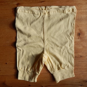 Vintage Underwear Ladies Unused Yellow Cotton Knickers Underpants Small- Medium