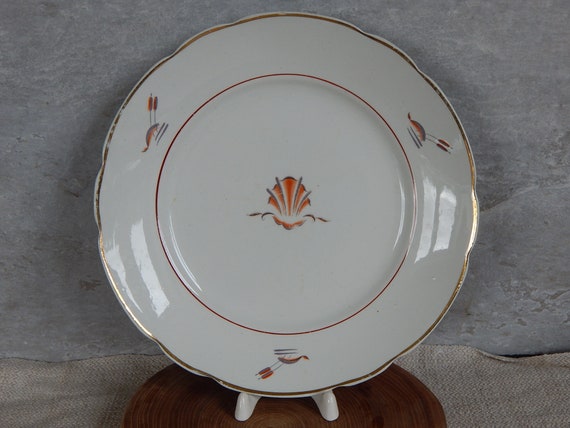 Set of 3 Arabia of Finland NÄKKI White Salad Plate Nautical