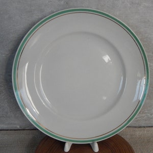 Riga Porcelain Factory Collectible Salad/ Dinner Pate  Vintage Plate,  era 1950 s. Tableware,   Latvia RPF
