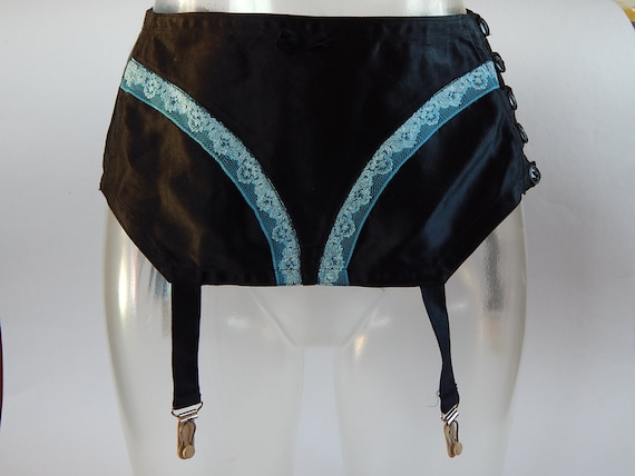 Girdle Soviet -Time Vintage Black Suspender Girdle