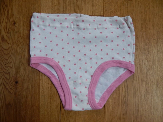 Vintage Underwear Teenager Girls Cotton Panties Unused White Underpants  With Pink Dot Pattern 100% Cotton 12 14 Years -  Sweden