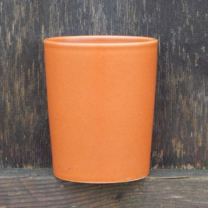 Set of 4 Scandinavian Höganäs Keramik Light Brown Cups Hoganas Stoneware Light Brown Cup.