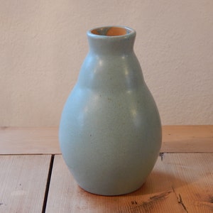 Vintage Ceramic Vase Green 1960-s Decorative Vase Made In   Design Vase Retro Vase