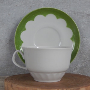 Riga Porcelain Factory Coffee/ Tea Cup And Saucer  Design Tea Cup and Saucer  era 1980 s.  Tableware