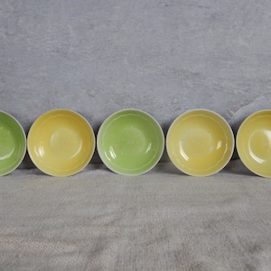 Set of 5 RPR  Vintage small snack Plates Riga Porcelain Factory Tableware from 1970 s.