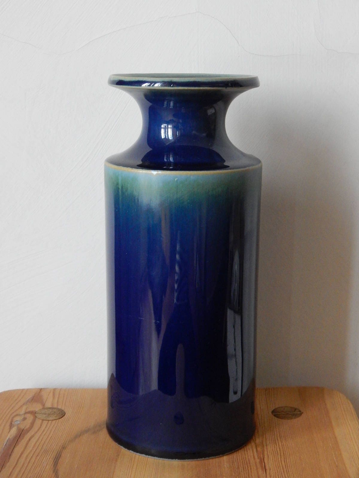 グスタフスベリ ブリット ルイーズ サンデル 背の高い青い花瓶