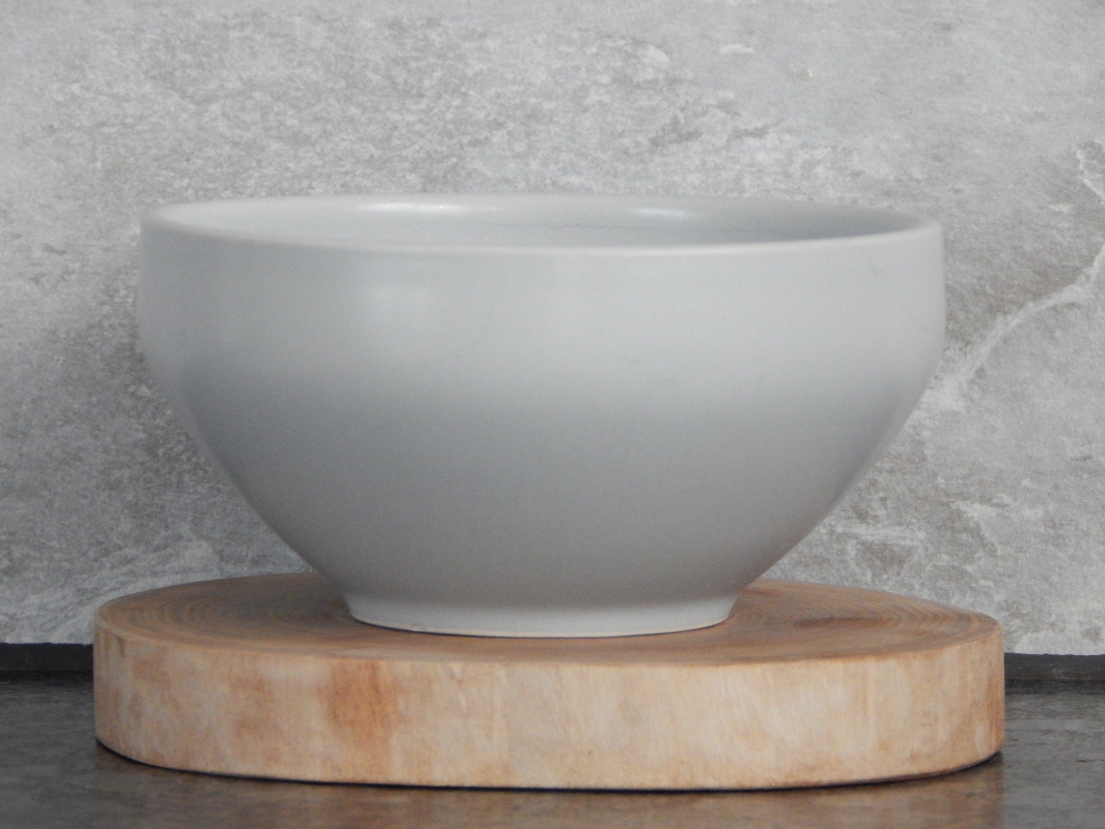 Scandinavian Vintage Höganäs Keramik Gray Semi Matte Bowl With