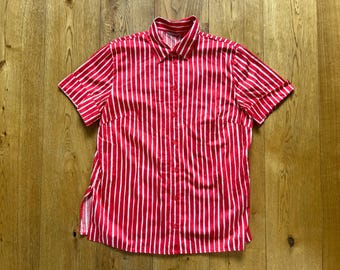 美品】marimekko レッド×ピンクストライプ XS ヨカポイカ マリメッコ