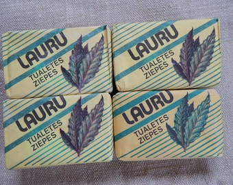 ヴィンテージソープ、素朴な石鹸。重量100g。未使用のトイレ用石鹸、個人用天然石鹸、1978年製