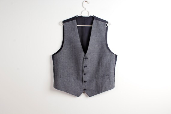 Gray Men Vest Casual Formal Style Waistcoat Vest C