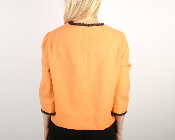 Orange Handmade Jacket / Women Handmade Jacket / … - image 4