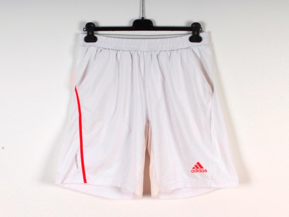 white adidas shorts mens