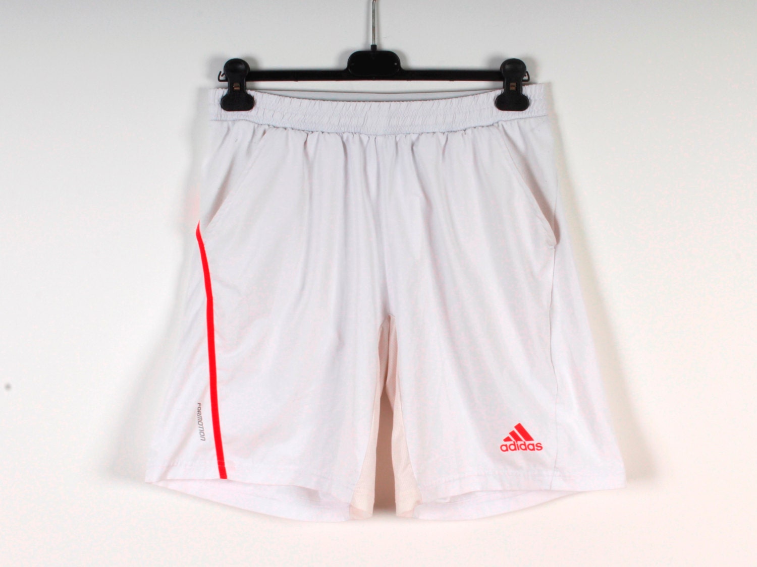 White Adidas Running Shorts Bright White Men Sport Shorts Etsy UK