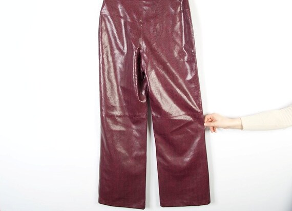 SALE Violet Faux Snake Skin Women Pants 