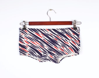 Short Lecoq Sportif T-70 Vintage 80's Football Rouge Et Blanc Pour Enfant, Neuf