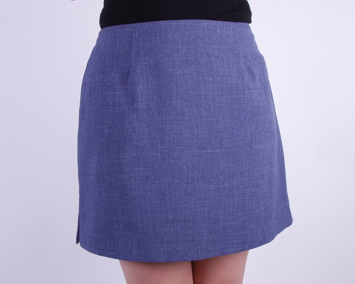 Pencil Skirt - Midnight Blue