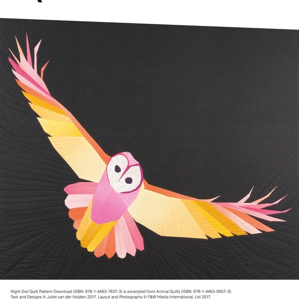 Owl Quilt Pattern Etsy