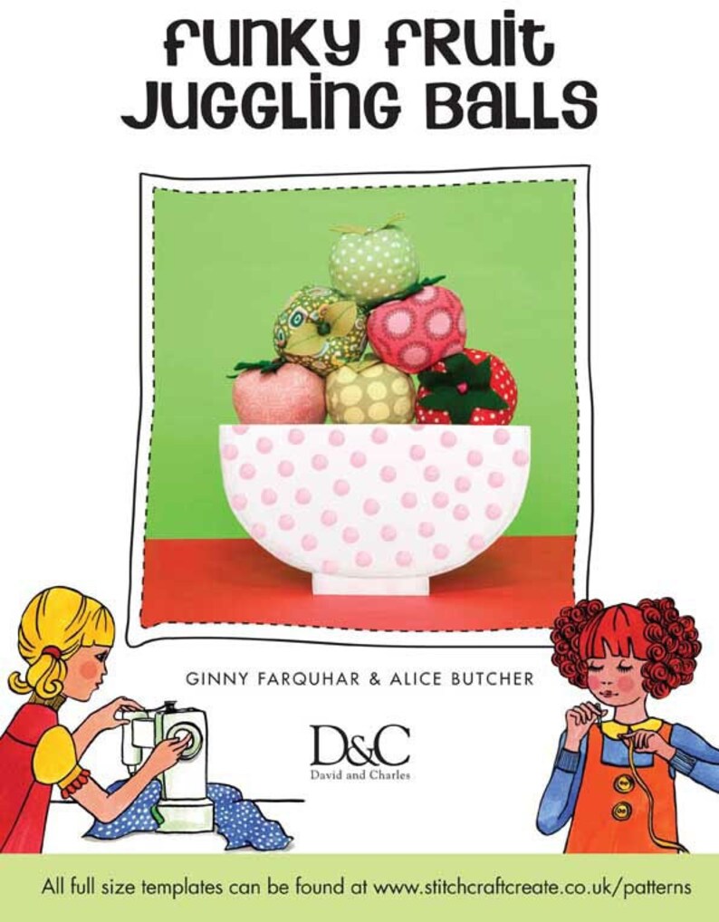 Funky Fruit Juggling Balls Sewing Pattern Download Etsy