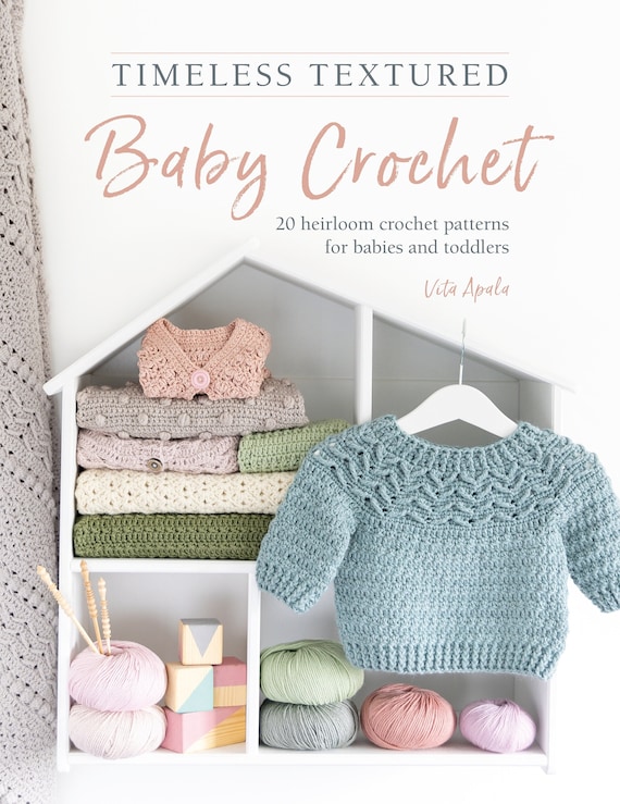 Livre électronique au crochet texturé intemporel pour bébé 