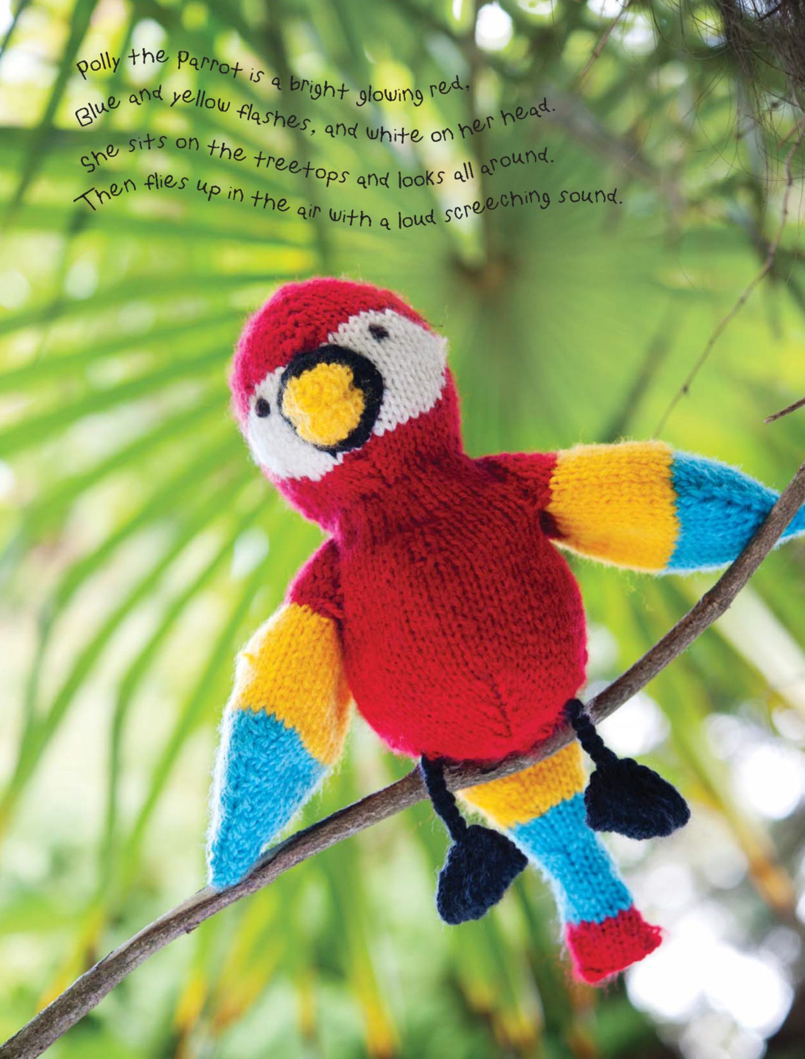 Polly the Parrot Toy Knitting Pattern Download Etsy
