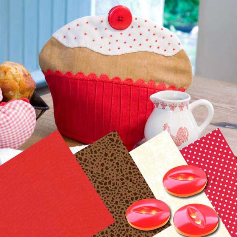 Cupcake Tea Cosy Sewing Pattern Download Etsy