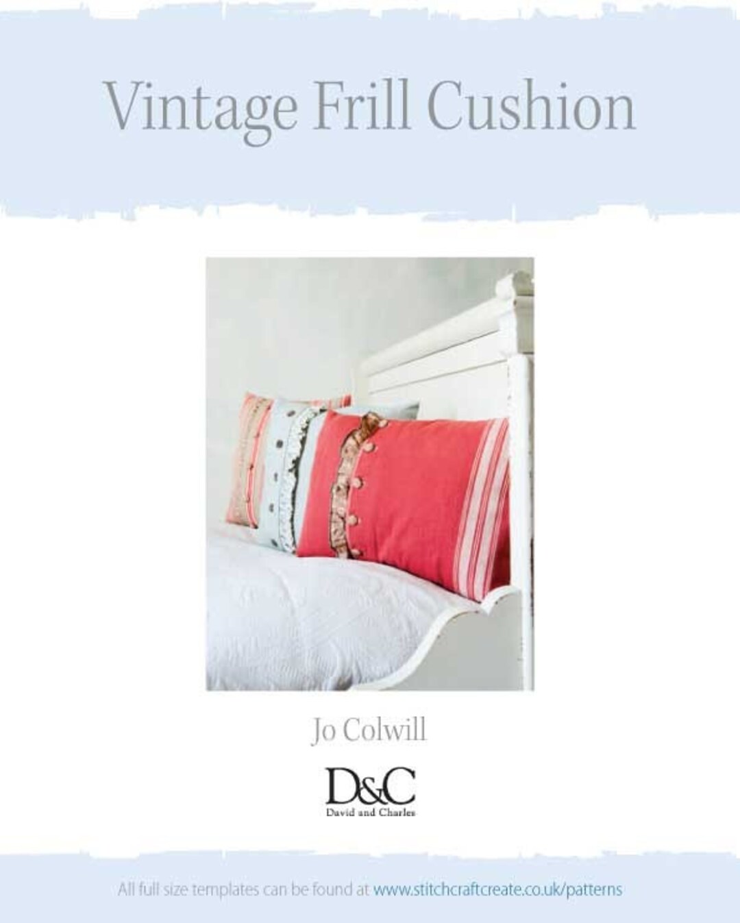 Vintage Frill Cushion Sewing Pattern Download Etsy UK