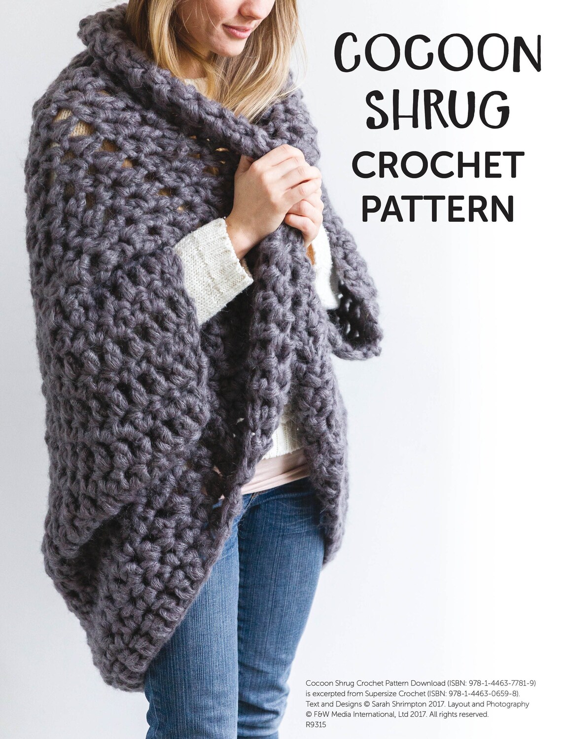 Cocoon Shrug Crochet Pattern Download Etsy