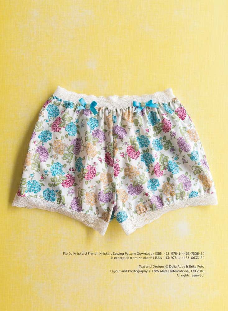 Flo Jo French Knickers Sewing Pattern Download | Etsy