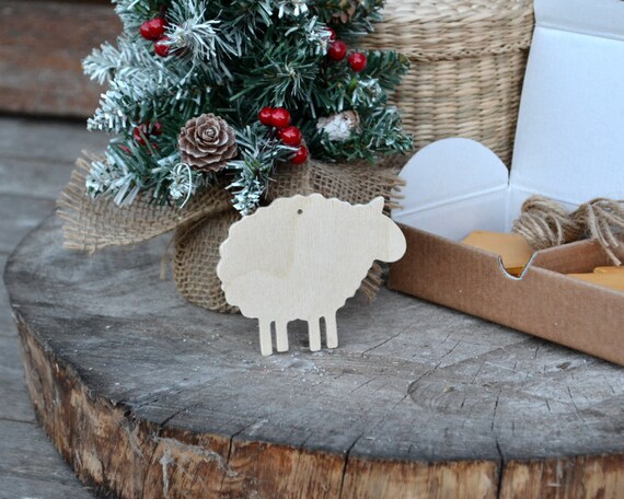 Christmas Ornaments Wooden Sheep Set Of 10 Pieces Christmas Etsy Christmas ornaments Wooden sheep set of 10 pieces Christmas decor natural wood unpainted Wooden supplies - Christmas Ornaments Wooden Sheep Set Of 10 Pieces Christmas Etsy