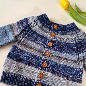 Baby - Jäckchen, Gr. 68/74, handgestrickt