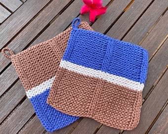 Pot holders, soft and thick, cotton