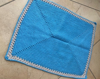 Crochet cotton bath rug