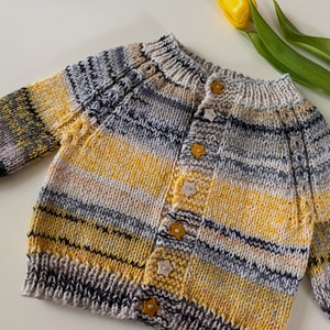 Baby - Jäckchen, Gr. 68/74, handgestrickt