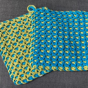 potholder double crocheted