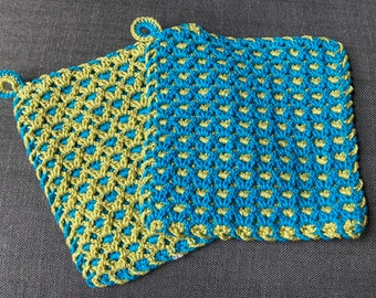 Pot holders double crocheted