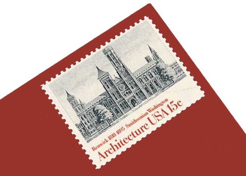 Unused 24 Architecture Postage Stamps Quantity of 24 1980 15c