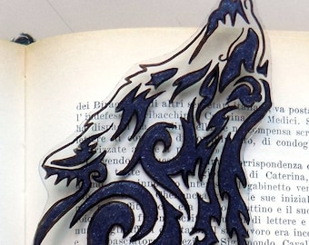 wicoart signet window cling stained glass art marque pages loup