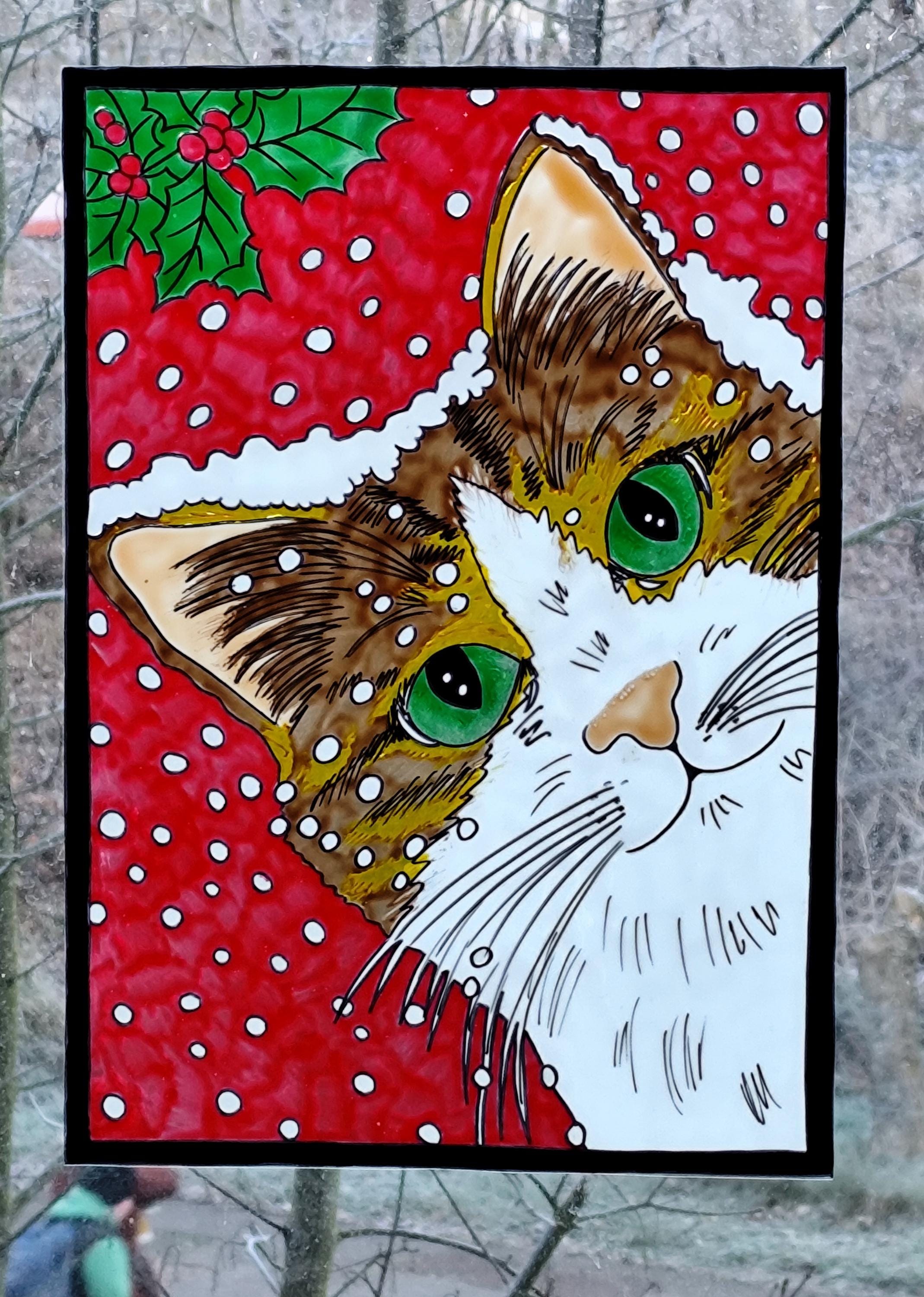 Wicoart ステッカー ウィンドウ クリング ステンドグラス アート