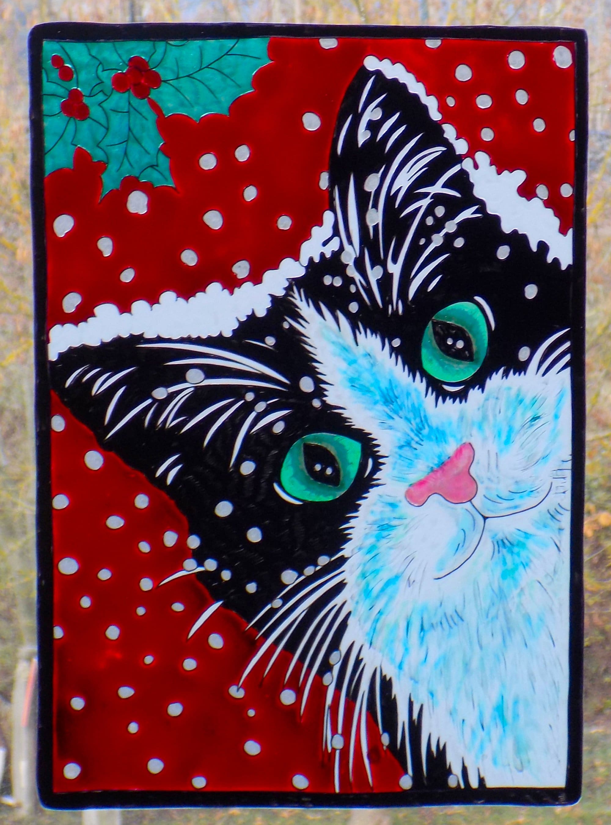 Wicoart ステッカー ウィンドウ クリング ステンドグラス アート