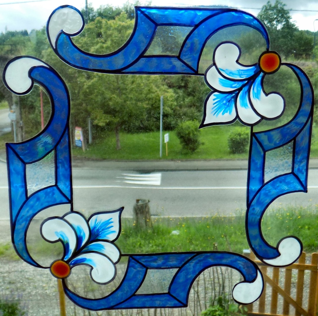 Wicoart Sticker Window Cling Stained Glass Gloire D'automne - Israel Wicoart Sticker Window Cling Stained Glass Gloire D'automne - Israel