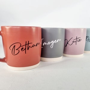 Personalised drink mug with name