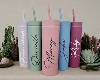 Skinny Tumbler Personalised Name