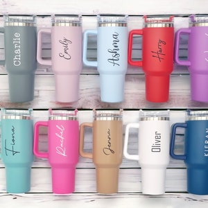 Personalised or Blank Large 40oz Quench Travel Mugs Thermal Birthday Gift Wedding  Bridesmaid