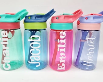 LID ONLY REPLACEMENT Children personalised back to school drinks water bottle kids