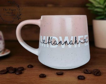 Personalised Drink Mug Occupation Nurse Midwife Teacher Gift Custom
