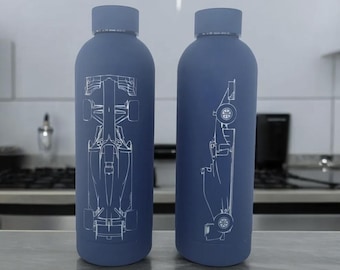 Formula 1 Engraved Thermal Bottle F1 Car